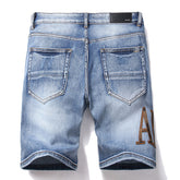 AMIRI Logo Denim Shorts #2008